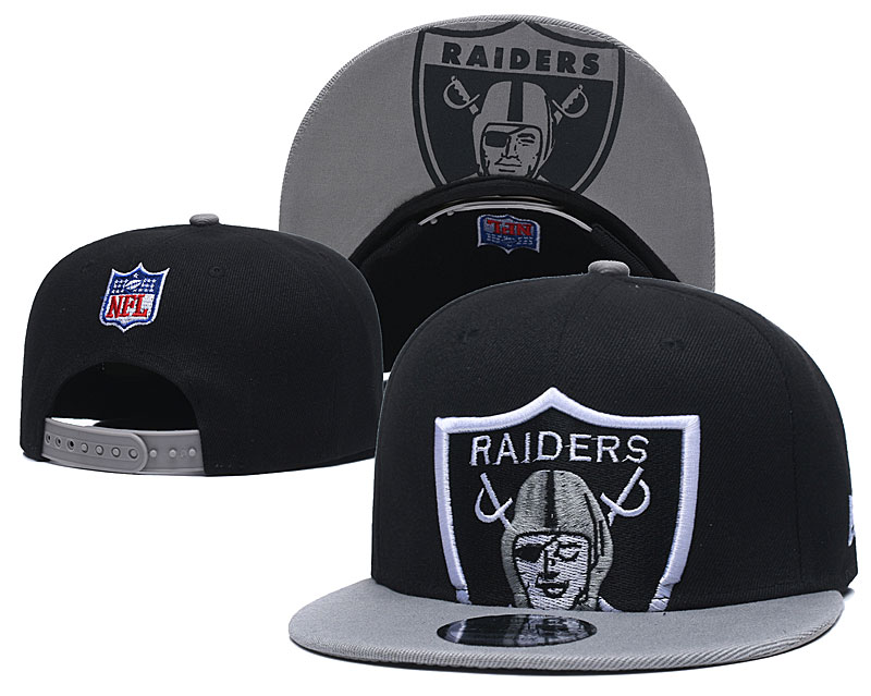 2020 NFL Oakland Raiders #1 hat->->Sports Caps